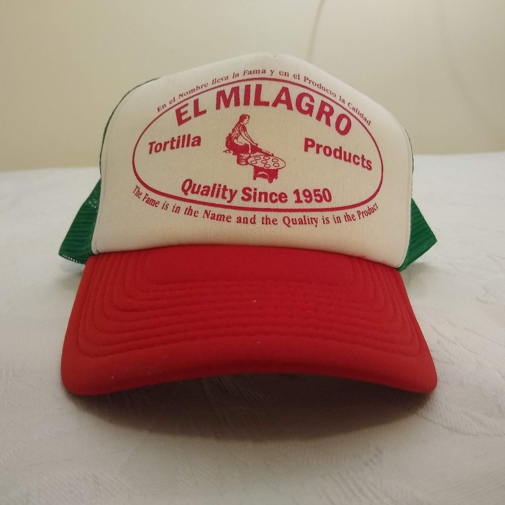 Vintage El Milagro Trucker Hat Chicago NOS